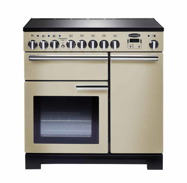 Rangemaster Professional Deluxe 90 Induction Freistehend Induktionskochfeld A Schwarz