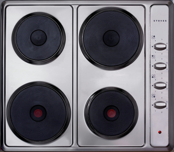 Stoves SEH600S built-in Sealed plate Stainless steel