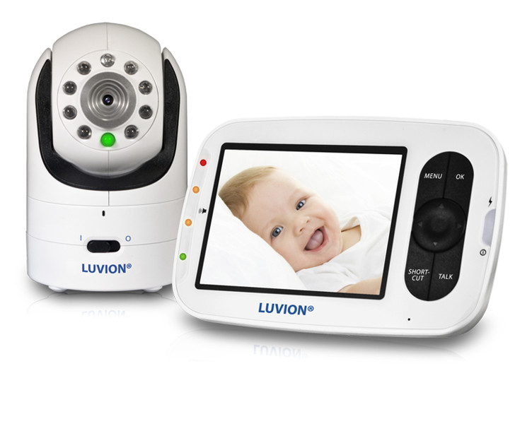 Luvion Grand Elite 2 FHSS 300m White baby video monitor