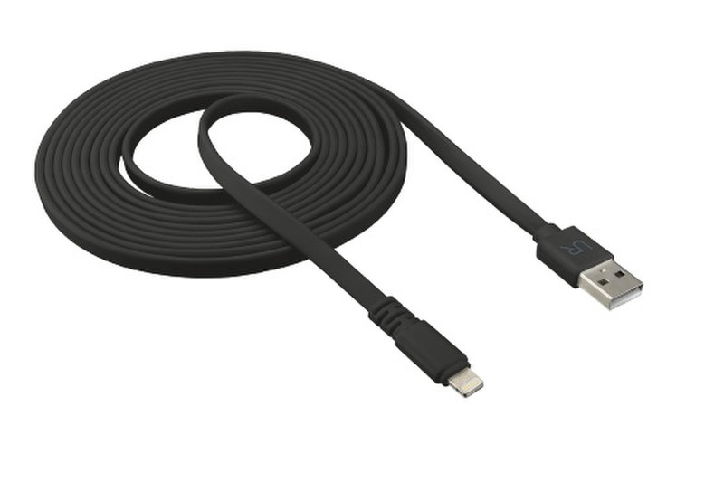 Trust 20480 3м USB A Micro-USB B/Lightning Черный кабель USB