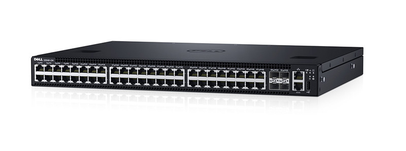 DELL X-Series S3048-ON Управляемый L2/L3 Gigabit Ethernet (10/100/1000) 1U Черный