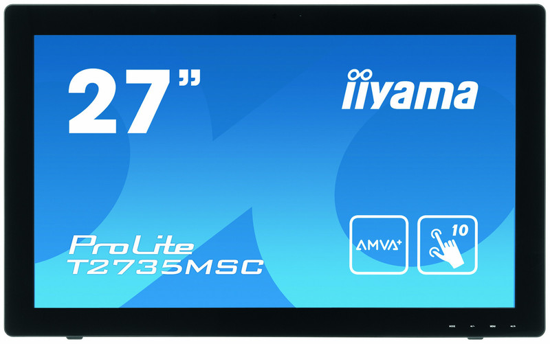 iiyama ProLite T2735MSC-B2 27Zoll 1920 x 1080Pixel Multi-touch Touchscreen-Monitor