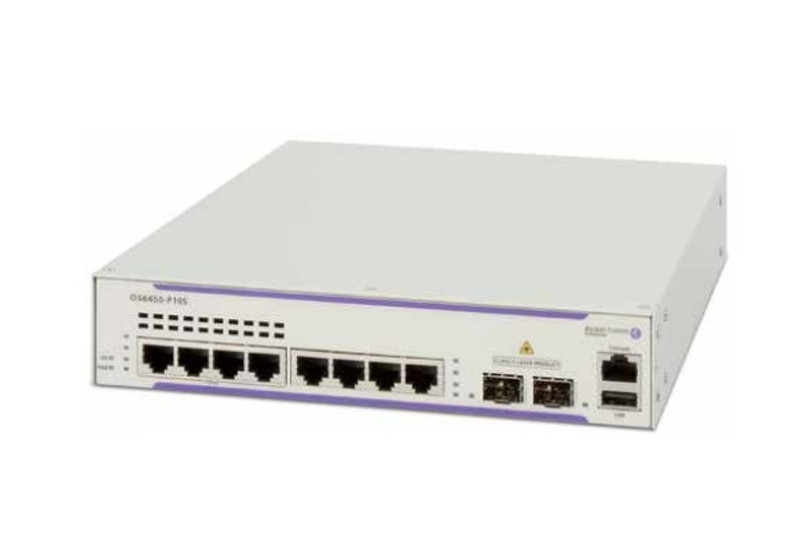 Alcatel-Lucent OS6450-P10S-CH Managed Gigabit Ethernet (10/100/1000) Power over Ethernet (PoE) Grey network switch