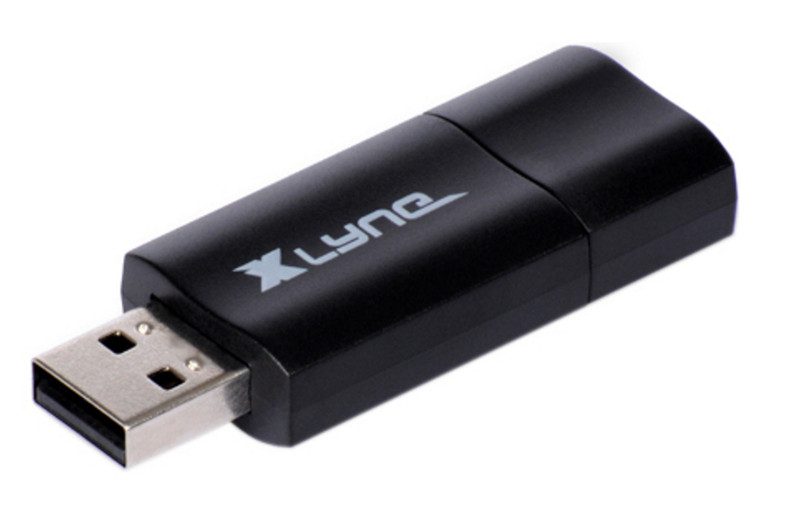 xlyne 32GB, USB 2.0 32ГБ USB 2.0 Type-A Черный USB флеш накопитель