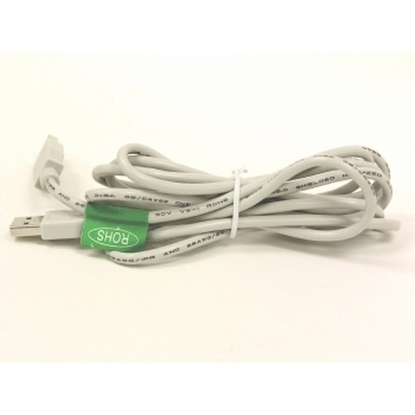 Wiebetech Cable-61 0.5м USB A USB A Белый кабель USB