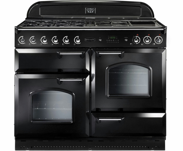 Rangemaster Classic 110 Freistehend Gas hob A Schwarz