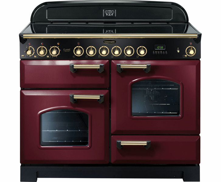 Rangemaster Classic 110 Отдельностоящий Gas hob A Бургундский