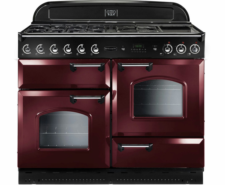 Rangemaster Classic 110 Freistehend Gas hob A Burgund