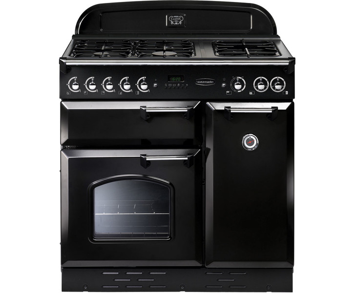 Rangemaster Classic 90 Отдельностоящий Gas hob A Черный