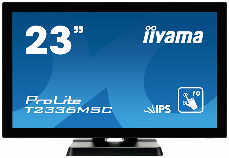 iiyama ProLite T2336MSC-B2 23Zoll 1920 x 1080Pixel Multi-touch Schwarz Touchscreen-Monitor