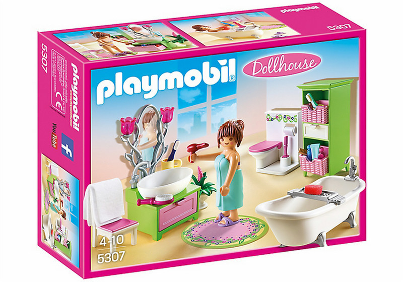 Playmobil Dollhouse Vintage Bathroom