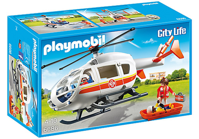 Playmobil City Life Emergency Medical Helicopter