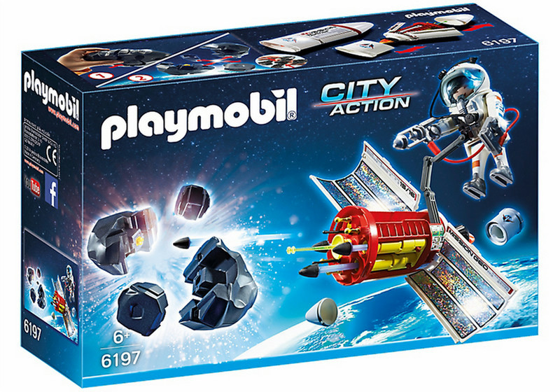 Playmobil City Action Satellite Meteoroid Laser