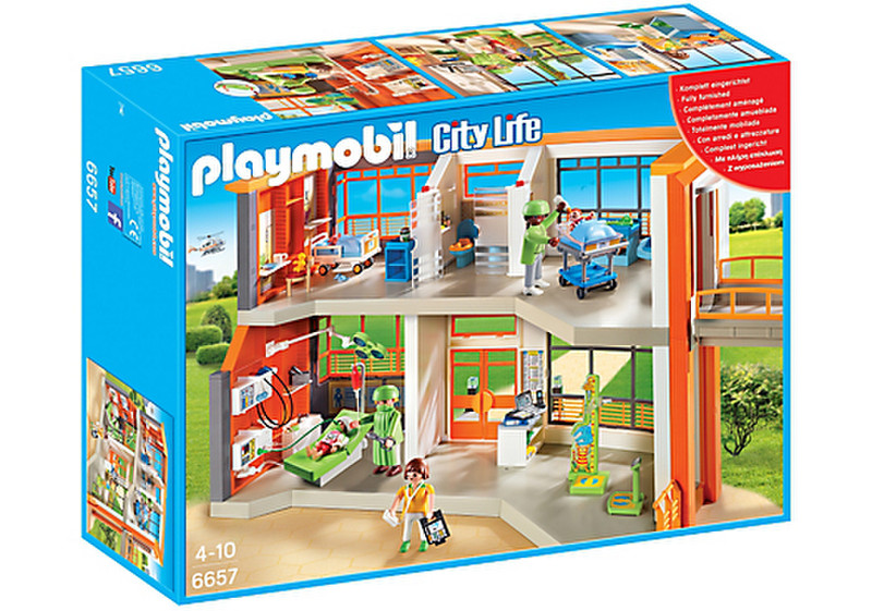 Playmobil City Life Furnished Children's Hospital 45шт