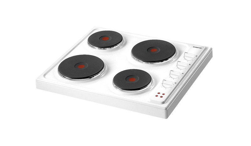 Inventum VKE6010WIT Tabletop Sealed plate White hob