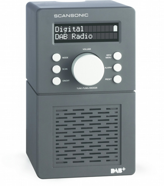 Scansonic P3000 Tragbar Analog Schwarz Radio