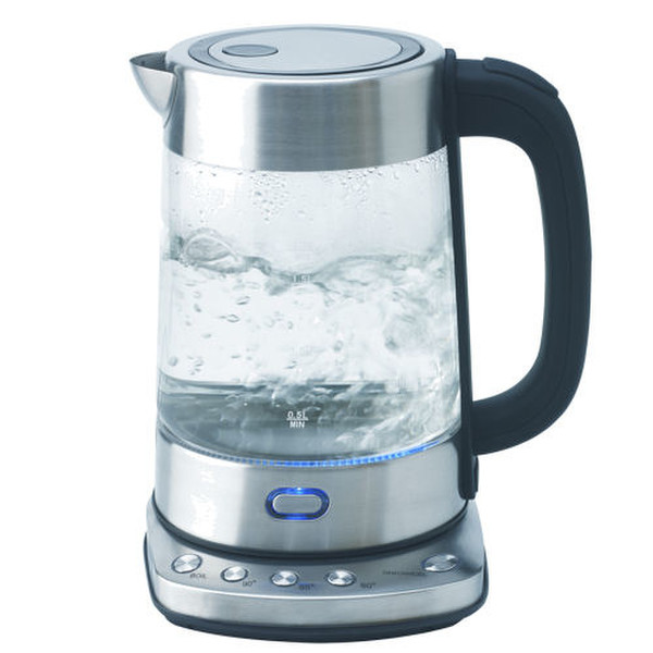 Nesco GWK-03D 1.7L 1500W Black,Stainless steel,Transparent electrical kettle