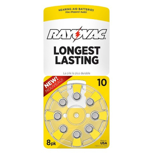 Rayovac L10ZA-8ZM2 non-rechargeable battery