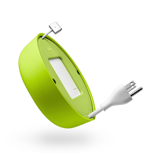 Quirky PowerCurl v2 POP Зеленый распределитель кабеля