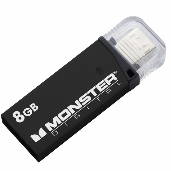 Monster Digital OTG Drive 8GB USB 3.0 8GB USB 3.0/Micro-USB Schwarz USB-Stick