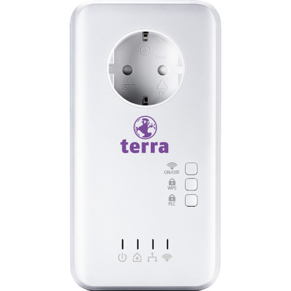 Wortmann AG TERRA 500 WLAN Pro Wi-Fi Белый 1шт PowerLine network adapter