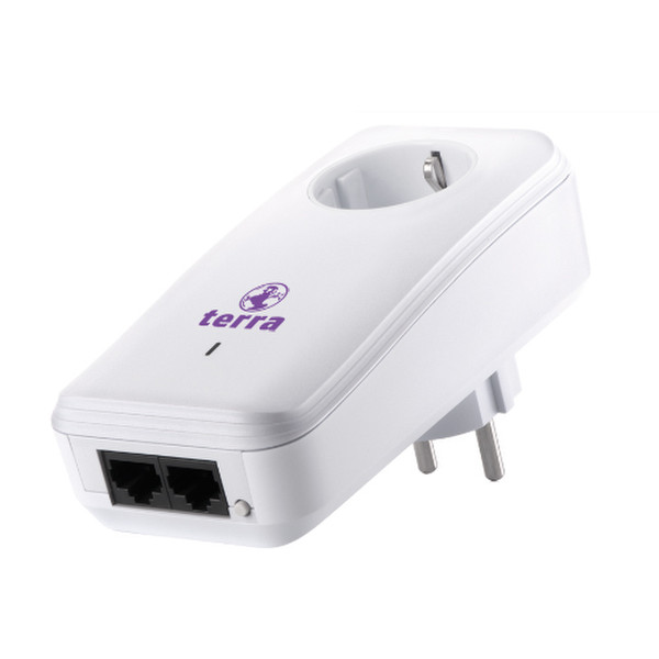 Wortmann AG TERRA 500 LAN Pro 500Mbit/s Ethernet LAN White 1pc(s) PowerLine network adapter