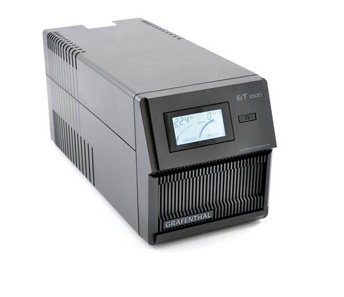 GRAFENTHAL ET-1000 1000VA 4AC outlet(s) Black uninterruptible power supply (UPS)