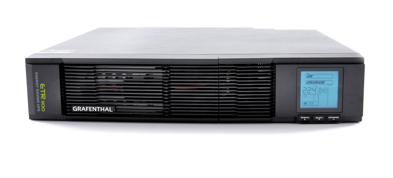 GRAFENTHAL ETR-1100 Line-Interactive 1100VA 6AC outlet(s) Rackmount/Tower Black uninterruptible power supply (UPS)