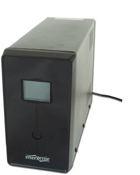 Gembird EG-UPS-033 Line-Interactive 1200VA 3AC outlet(s) Tower Black uninterruptible power supply (UPS)
