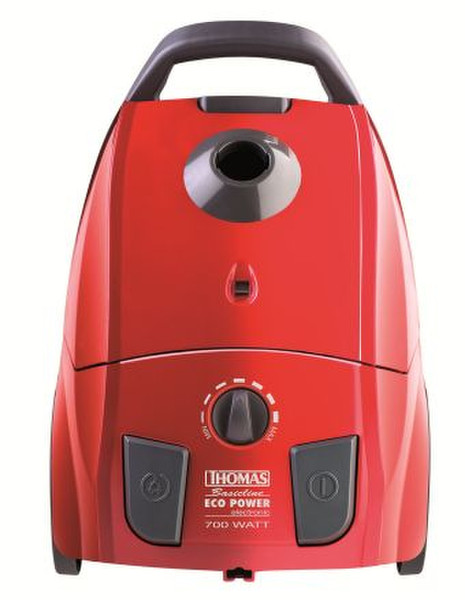 Thomas Eco Power Upright vacuum cleaner 3L 700W A Black,Red