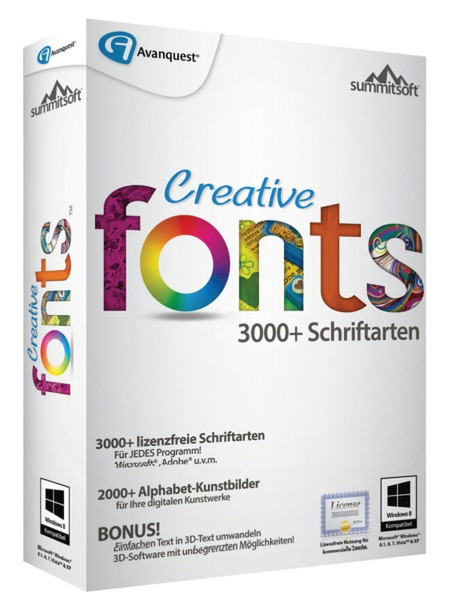 Avanquest Creative Fonts 5