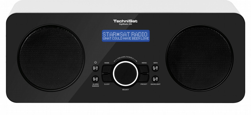 TechniSat DigitRadio 350 Персональный Analog & digital Черный, Белый радиоприемник