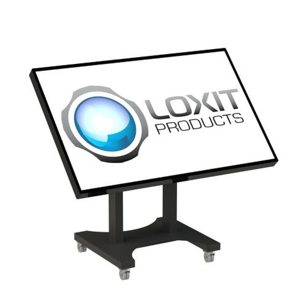 Loxit Hi-Lo Duo Flip Top Trolley Multimedia trolley Schwarz