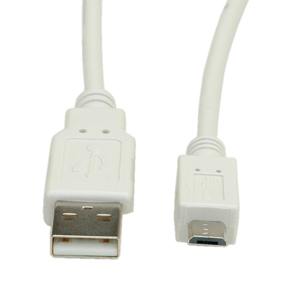 ITB ROS3152 2m USB A Micro-USB A White USB cable