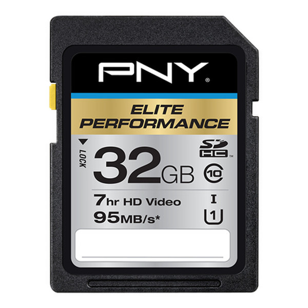 PNY 32GB SDHC Class 10 32GB SDHC UHS-I Class 10 memory card