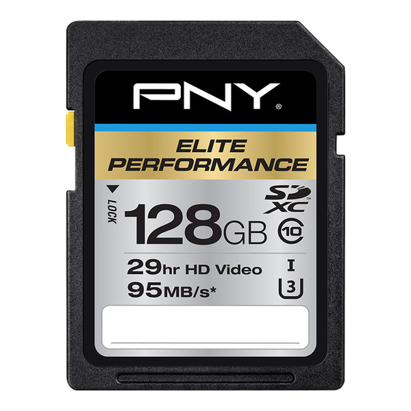 PNY 128GB Elite Performance SDXC 128GB SDXC UHS Klasse 10 Speicherkarte