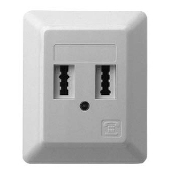 ZE Kommunikationstechnik 1-672.02.5.07 White socket-outlet