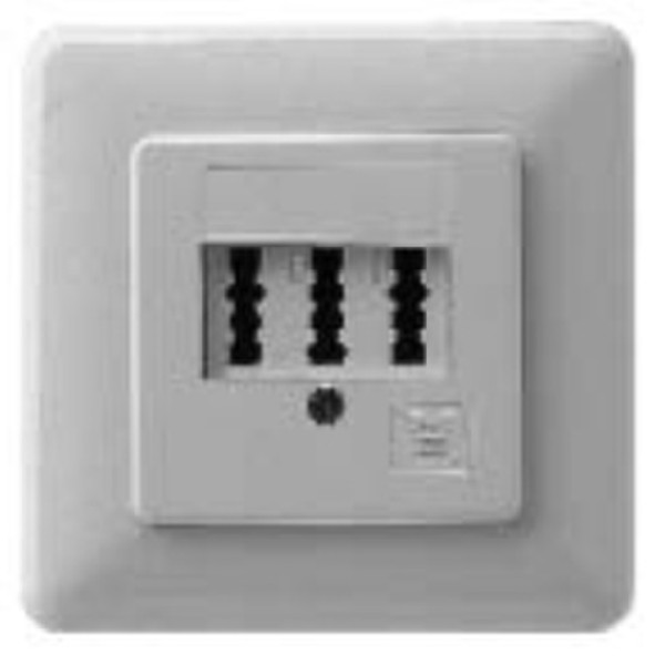 ZE Kommunikationstechnik 1-674.05.5.19 White socket-outlet