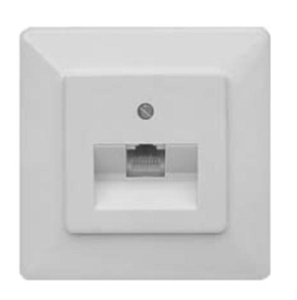 ZE Kommunikationstechnik 1-628.71.8.00 White socket-outlet