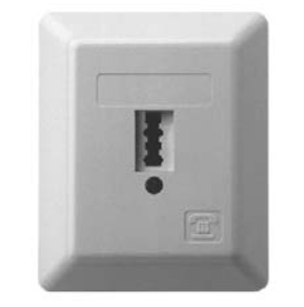 ZE Kommunikationstechnik 1-672.01.5.10 White socket-outlet