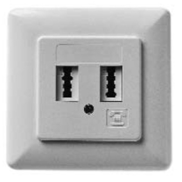 ZE Kommunikationstechnik 1-675.04.5.05 White socket-outlet