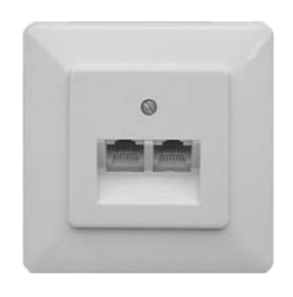 ZE Kommunikationstechnik 1-628.03.8.00 White socket-outlet