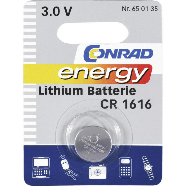 Conrad 650135 non-rechargeable battery