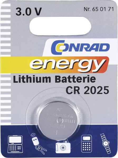 Conrad 650171 батарейки