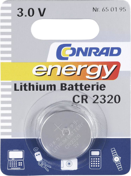 Conrad 650195 nicht wiederaufladbare Batterie
