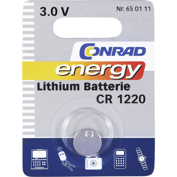 Conrad 650111 non-rechargeable battery
