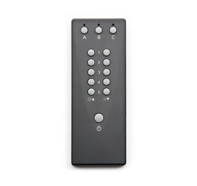 Busch-Jaeger WaveLINE RF Wireless Press buttons Black remote control