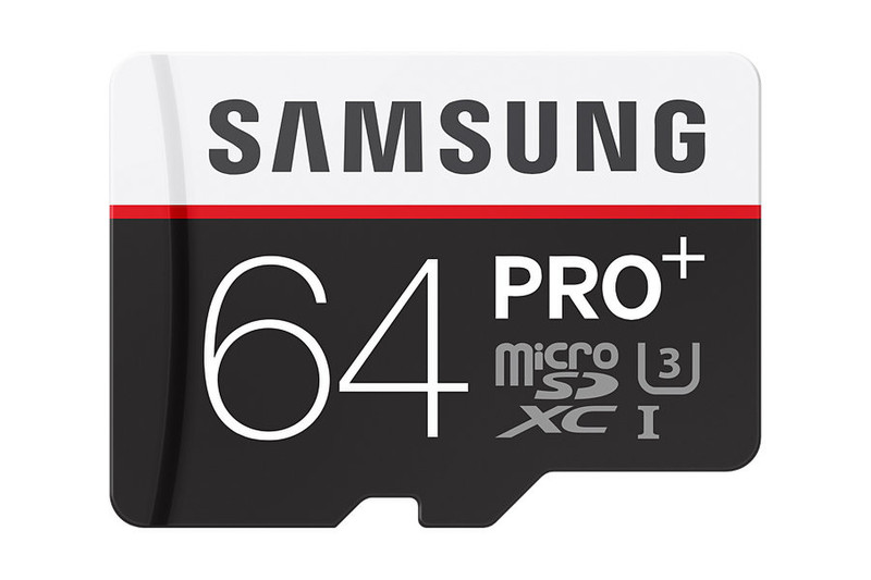 Samsung Pro Plus 64GB MicroSDHC UHS-I Class 10 memory card