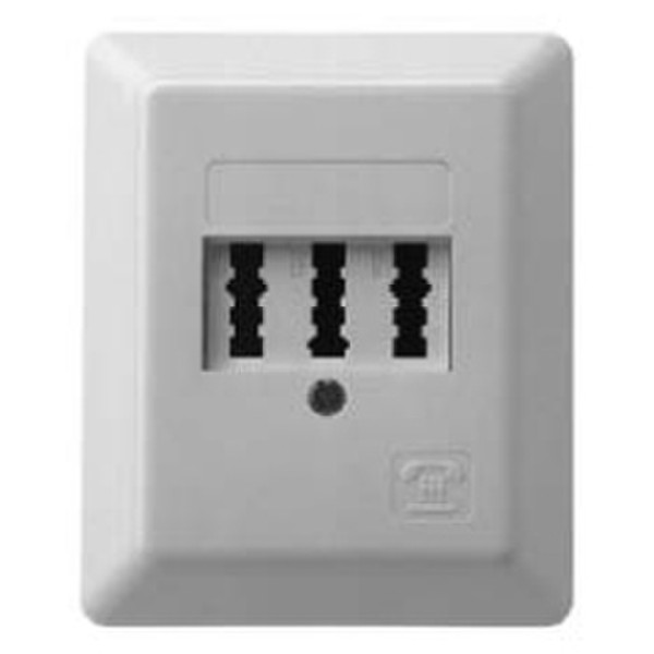ZE Kommunikationstechnik 1-673.03.5.11 White socket-outlet