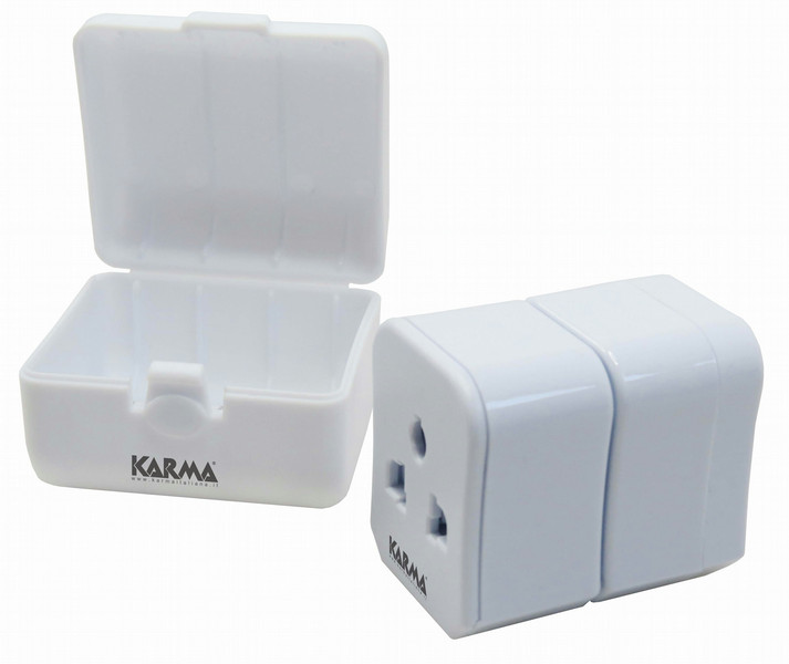 Karma Italiana CC 9596 White electrical power plug